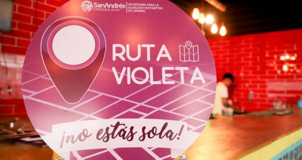 Comuna de San Pedro Cholula inicia con “Ruta Violeta”