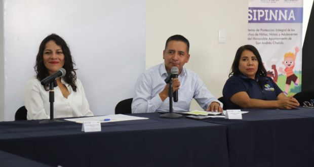 Comuna de San Andrés Cholula realiza sesión del Sipinna