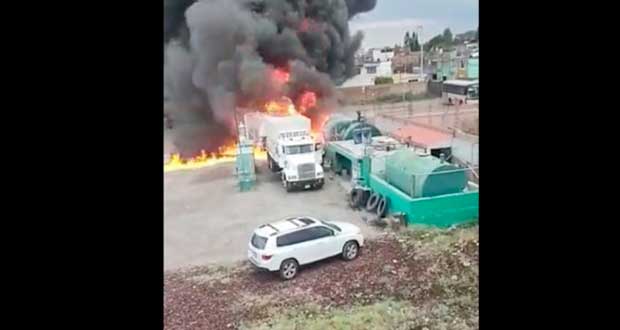 Explosión de tanque de diésel deja un muerto y otro herido grave en San Pedro
