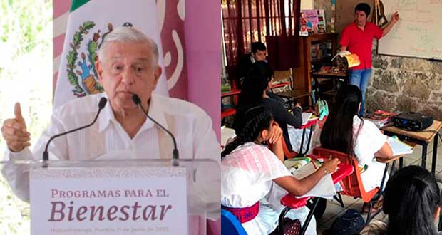 Becas para educación básica: AMLO asegura que habrá más en 2024