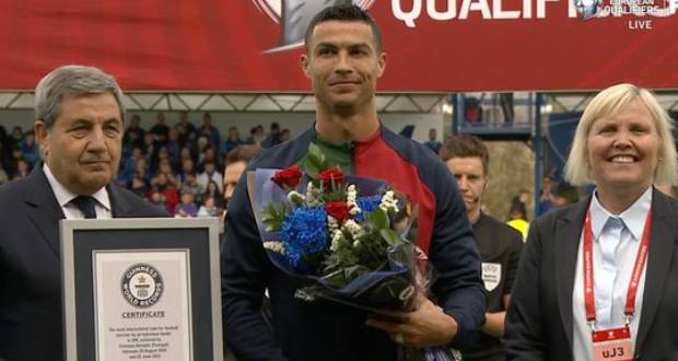 Ronaldo anota e impone nuevo Récord Guinness en un mismo juego