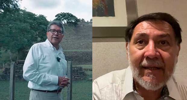 Ricardo Monreal y Fernández Noroña informan gastos de sus recorridos
