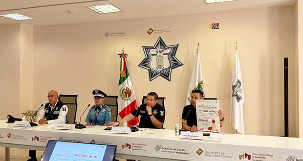 Promoción política en mobiliario urbano de Puebla: SSP descarta operativos