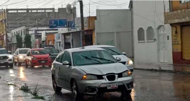 ¡Al fin! Llueve en Puebla tras un mes con ola de calor. Foto: Especial 