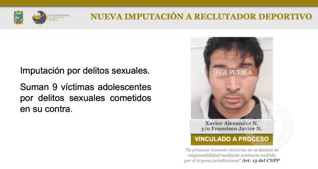 Falso reclutador del Puebla suma su novena víctima por abuso sexual
