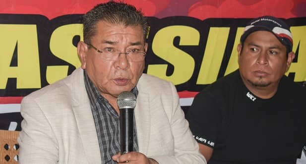 Ruben Sarabia Sánchez "Simitrio" acusó que la mala integración de la Fiscalía generó que Pavel N, presunto homicida de Meztli Sarabia Reyna.: Agencia EsImagen: Anel Esgua
