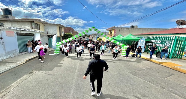 En Puebla, IMSS realiza caminata para derechohabientes y público general