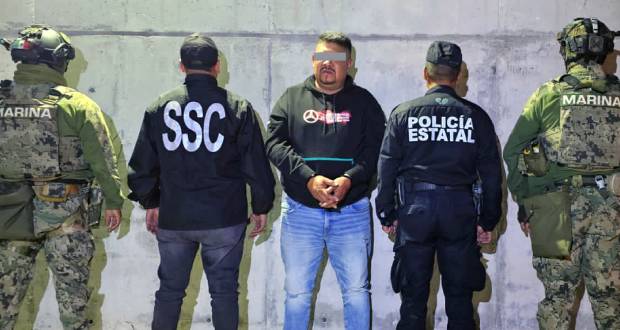 'El Chato Venegas', detenido en Puebla; operador del Cártel de Tláhuac.