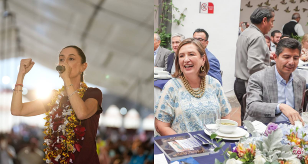 Claudia Sheinbaum se coloca 33 puntos arriba de Xóchitl Gálvez