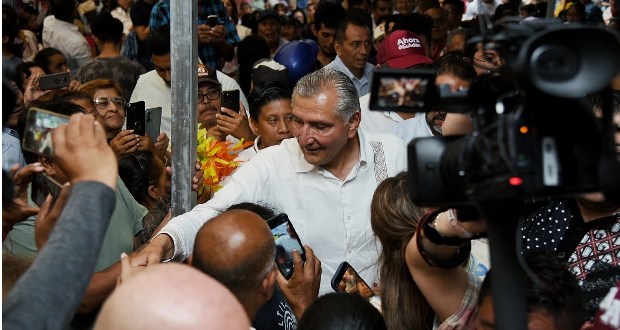 Adán Augusto cumple 40 días de gira, en Veracruz