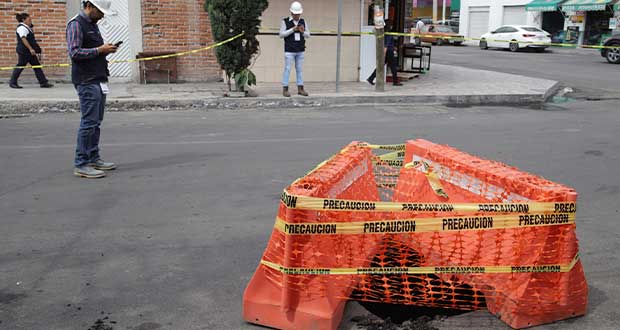 Tras lluvias, reportan 20 socavones en Puebla capital: Infraestructura