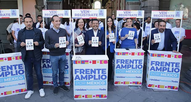 Panistas presentan el Frente Amplio por México, aseguran no habrá dedazos