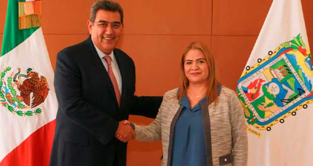 Céspedes ratifica a Josefina Morales como secretaria de Finanzas en Puebla 