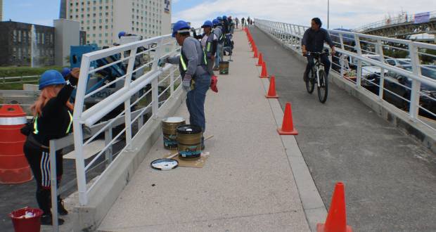 Sergio Salomón encabeza rehabilitación de ciclovías, invierte 62.9 mdp.