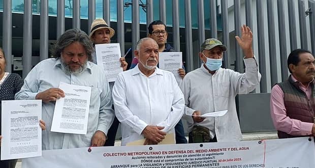 Colectivo metropolitano presenta denuncia ante FGE por ecocidio