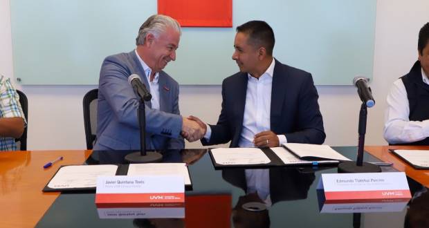 San Andrés Cholula y UVM firman convenio en favor de emprendedores
