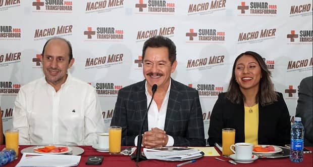 Mier mantendrá unidad de Morena en Puebla rumbo a 2024