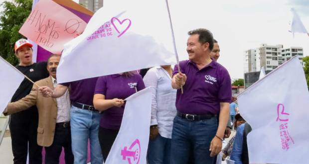 Ignacio Mier Velazco encabezó el arranque en Puebla de la Cruzada en contra de la Trata.