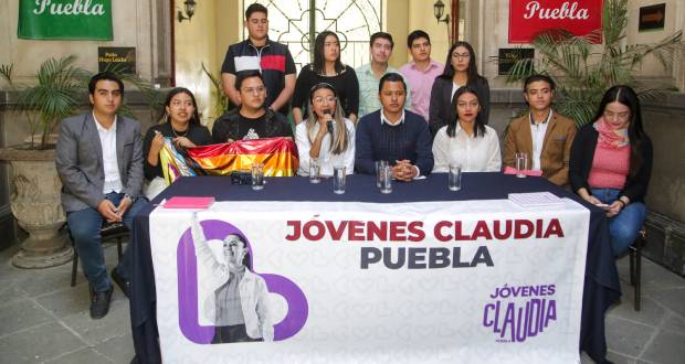 Jóvenes refrendan apoyo a Claudia Sheinbaum