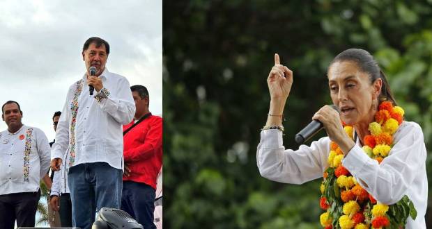 Noroña descarta impugnar a contrincantes; Sheinbaum se enoja