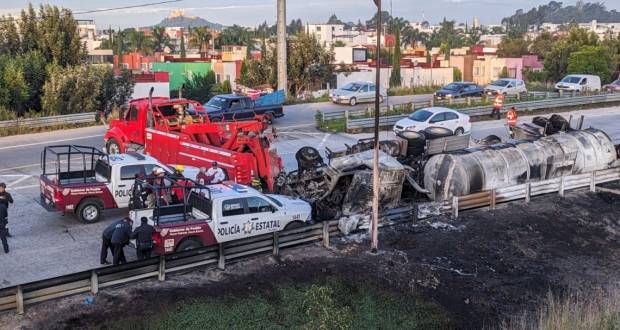 Descarta gobierno restringir a transporte pesado en Periférico tras explosión