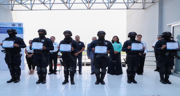 Uniformados se suman a Grupo Táctico de la policía de San Andrés Cholula