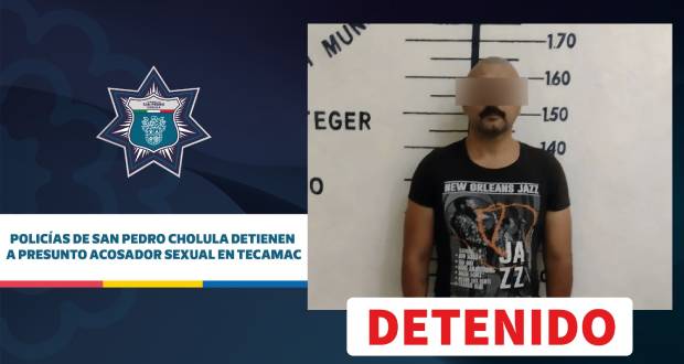 Policías de SPC detienen a presunto acosador sexual en Tecamac