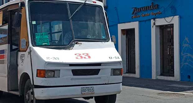 Poblanos urgen capacitar a choferes del transporte público y renovar unidades. Foto: Especial 