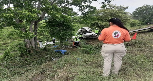 Un fallecido y cuatro lesionados extranjeros en accidente en Nayarit