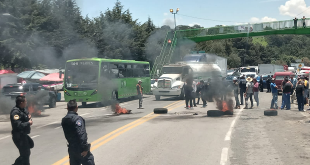 Cierre de México-Cuernavaca, debido a operativos contra talamontes 