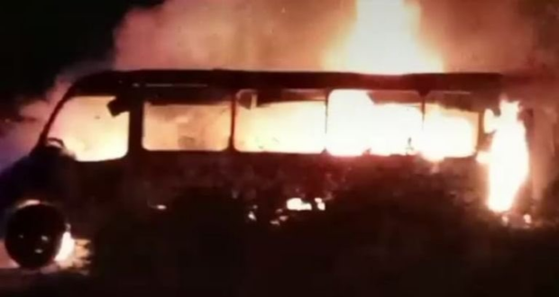 Autobuses México-Tizayuca suspende servicios tras incendio de unidad