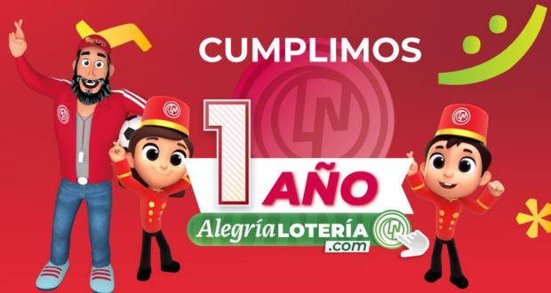 Lotería Nacional celebra 1er° aniversario de “Alegría lotería”