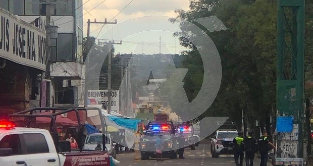 Balacera en el Mercado Morelos; un muerto y tres detenidos