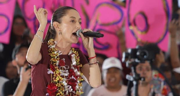 Sheinbaum niega utilización de recursos públicos y pago de encuestas