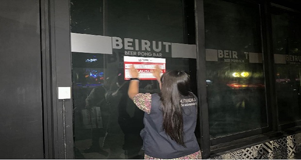 Normatividad en Puebla clausura 18 negocios, entre bares y talleres mecánicos