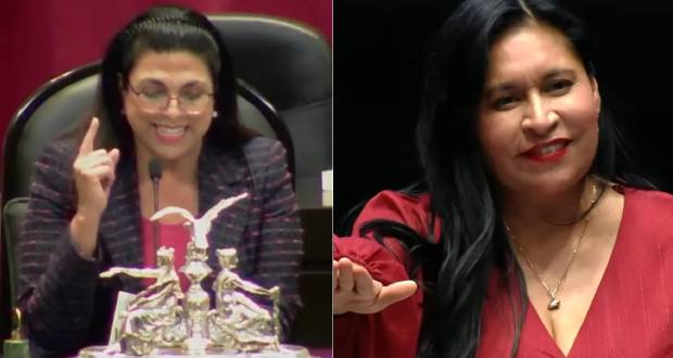 Marcela Guerra y Ana Lilia Rivera, presidentas de Diputados y Senado