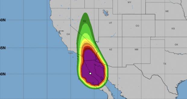 Tormenta Hilary arriba a California con fuertes lluvias