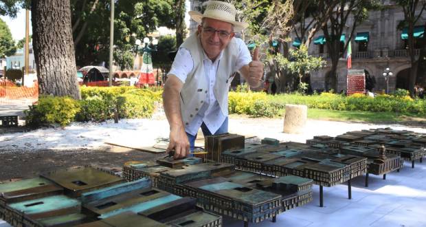 Maqueta monumental del centro histórico ahora estará en el zócalo