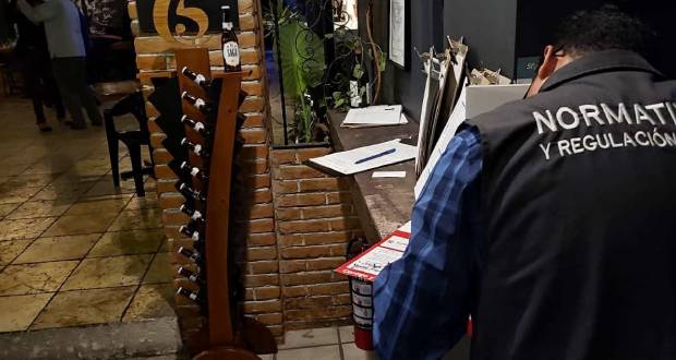 Normatividad clausura siete bares en Puebla; cuatro sancionados