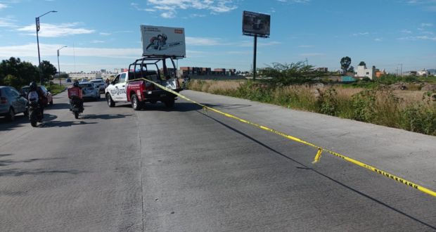 Ejecutan a motociclista en Periférico Ecológico de Puebla