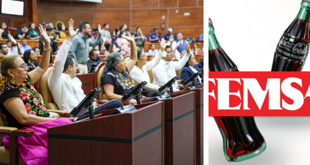 Congreso de Oaxaca aprueba Ley de Economía Circular; “favorece a Femsa”, acusan