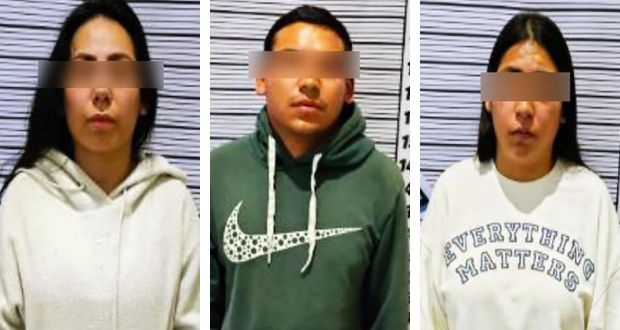 Capturan a 3 presuntos asaltantes de casa habitación en Coronango
