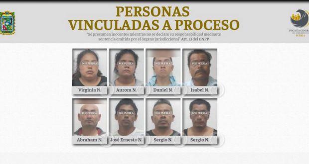 Dan prisión preventiva a 8 por retener a empleada municipal de Atzompa