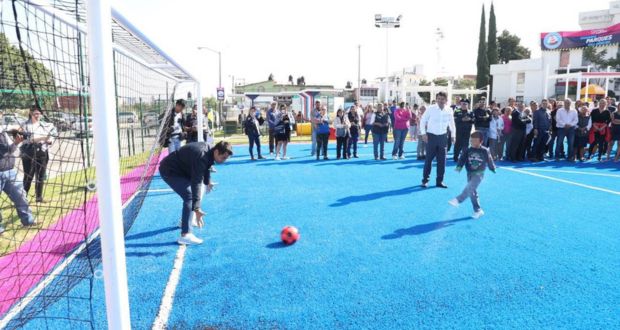 Terminan rehabilitación de parque La Carmelita con inversión de 7.8 mdp.
