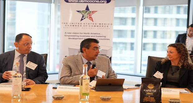 Céspedes promueve en EU a Puebla como destino de inversión