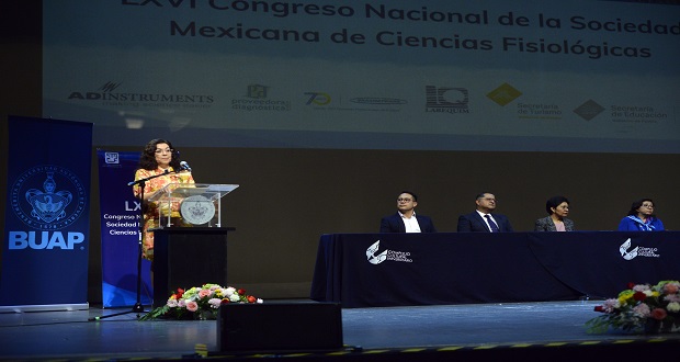Inaugura BUAP el 66 Congreso de Ciencias Fisiológicas