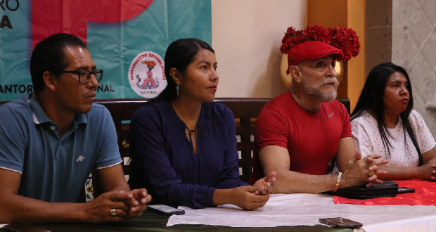 Integrantes de la Compañía Nacional de Teatro del Movimiento Antorchista extienden invitación al VII Festival de Teatro “