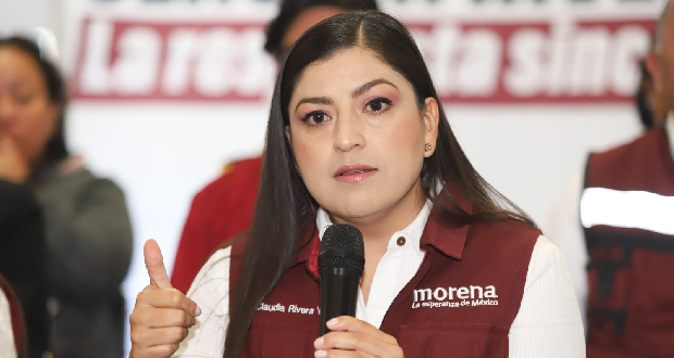 Claudia Rivera señaló que si no es elegida como candidata de Morena participará en donde el partido y el pueblo le diga.