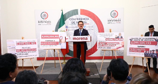 Mier propone quitar fideicomisos a Poder Judicial, son 21 mil mdp