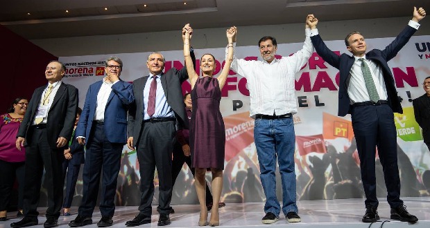 ¡Es Claudia! Sheinbaum gana la encuesta de Morena; Marcelo se retira.